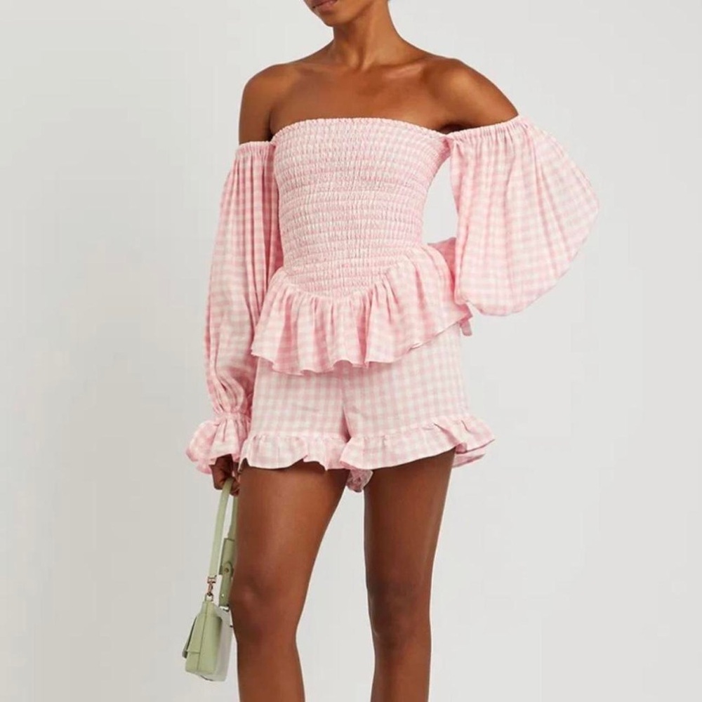 Sleeper Atlanta Lounge Set in Pink Vichy🤍